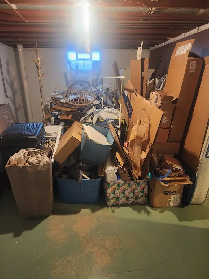 Roll-off dumpster container at job site for Construction Dumpster Rental in Dade City North